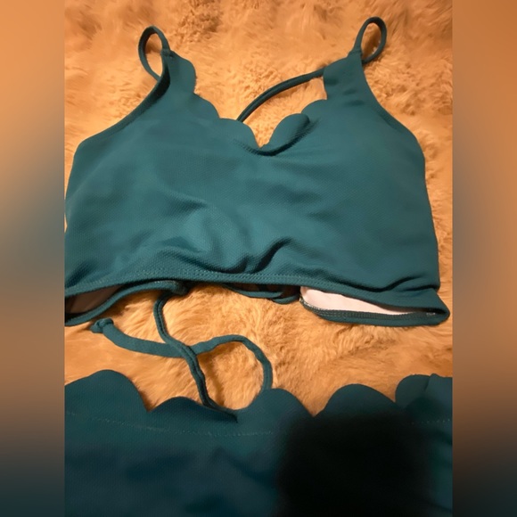 ZAFUL high waisted bikini swimsuits with scalloped trim - Picture 9 of 11